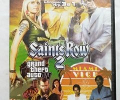 Игровой диск Saints Row 2, Grand Theft Auto IV, Miami Vice