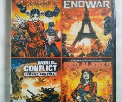 Игровой диск Red Alert 3, EndWar, World in Conflict: Soviet Assault