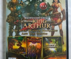Игровой диск King Arthur: The Role-Playing Wargame, Divinity II, Torchlight