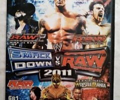 Игровой диск WWE Smackdown vs. Raw, WWE Raw, WWE Legends of WrestleMania
