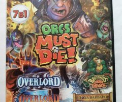 Игровой диск Orcs Must Die!, Overlord, Overlord 2, Hunted