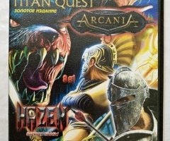 Игровой диск Titan Quest, Arcania, Hazen, Neverwinter Nights, Глаз Дракона