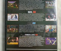 Игровой диск NBA Live 08, Pro Evolution Soccer 2008 (PES 2008), FIFA 08 и NHL 08 - 2