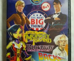 Игровой диск Adventure (6в1). Next Big Thing, Syberia, Syberia II, Tales of Monkey Island, Runaway: A Road Adventure, Back to the Future