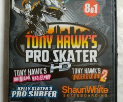 Игровой диск Tony Hawk's Pro Skater HD, Tony Hawk's American Wasteland, Tony Hawk's Underground 2, Kelly Slater's Pro Surfer, Shaun White Skateboarding, Tony Hawk