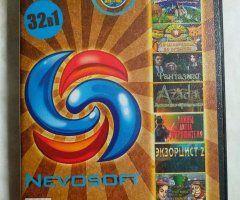 Игровой диск Nevosoft (32в1): сборник казуальных игр, включая серию Мистические истории, Азада, Экзорцист 2, Охотники за снарком