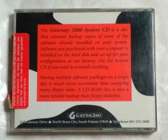 The Gateway 2000 System CD Start Pack (Version 1.0) - 2