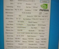 MSI GeForce GTX 550 TI 1GB GDDR 5 - 3