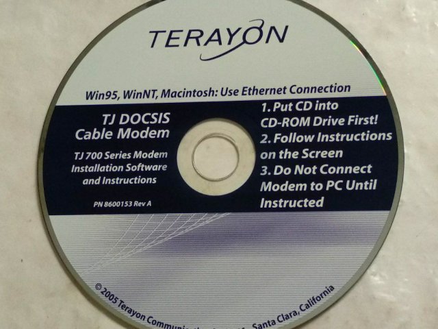 Terayon TJ DOCSIS Cable Modem (TJ 700 Series), 25 грн. &mdash; 1/1